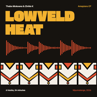 Lowveld Heat Amapiano EP Cover template preview