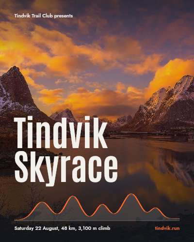 Tindvik Skyrace Trail Race Set template preview