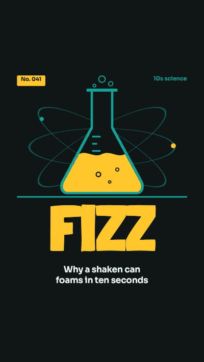 Ten Second Science Shorts Covers template preview