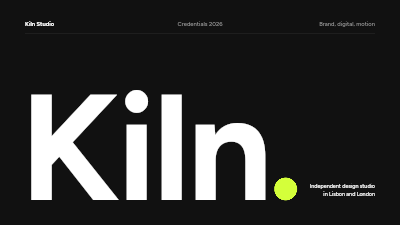 Kiln Studio Credentials Deck template preview