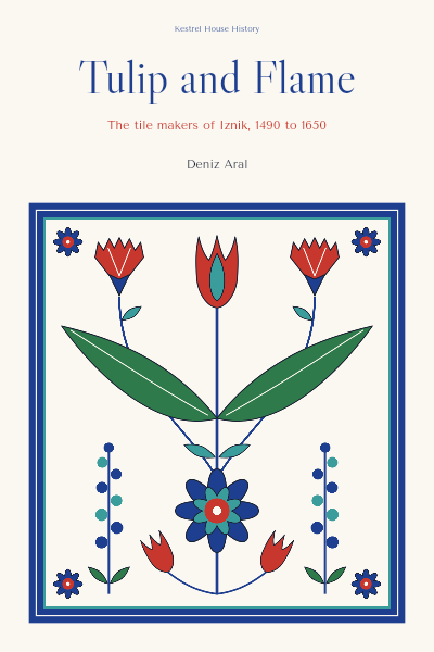 Tulip and Flame Iznik Tile History Cover template preview