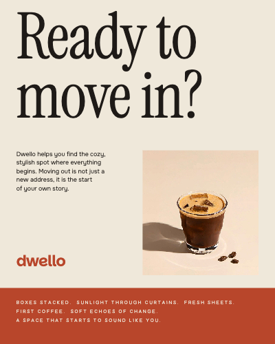 Dwello Ready to Move In Post template preview