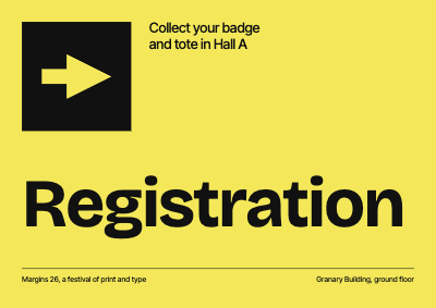 Margins Festival Wayfinding Signs template preview