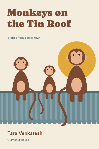 Monkeys on the Tin Roof Short Stories Cover template preview