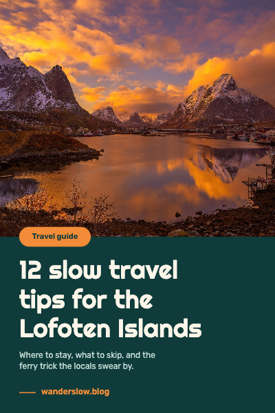 Slow Travel Blog Pinterest Pin template preview