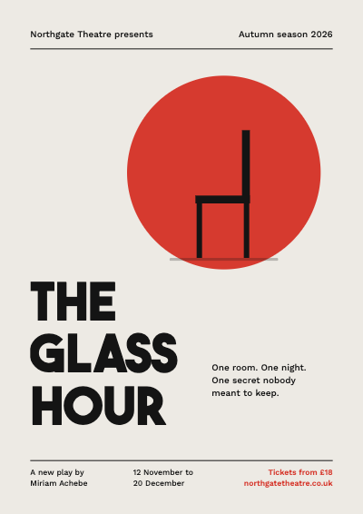 The Glass Hour Theatre Poster template preview