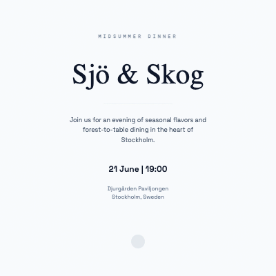 Nordic Midsummer template preview