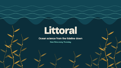 Littoral Ocean Science YouTube Channel Art template preview