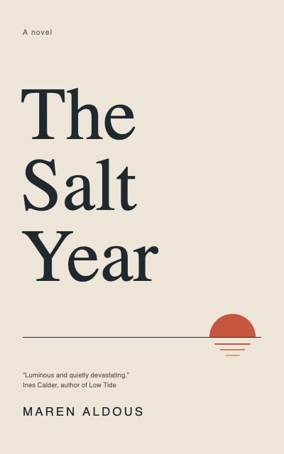 The Salt Year Literary Novel Cover template preview