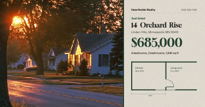 Hearthside Realty Listing Share Cards template preview