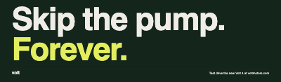 Volt Motors EV Billboard template preview