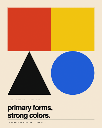 Bauhaus Block template preview