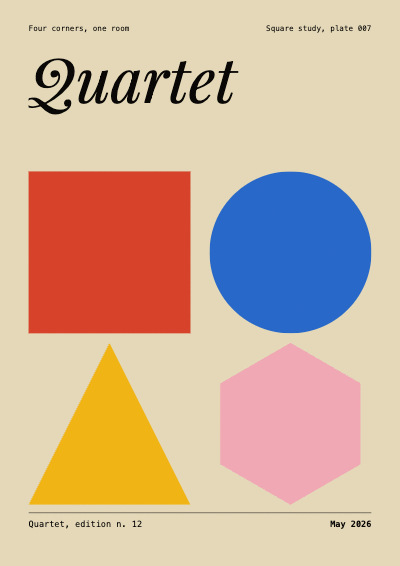 Quartet template preview
