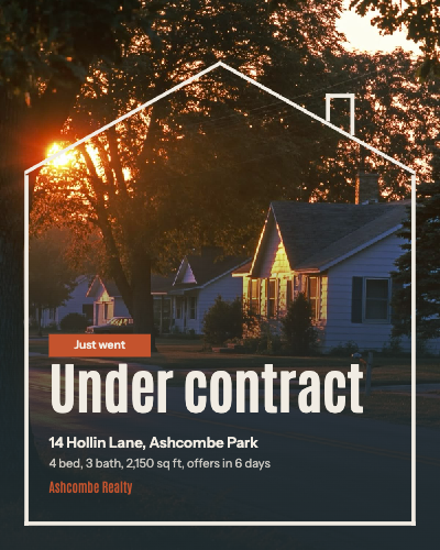 Ashcombe Realty Under Contract and Sold Post Set template preview
