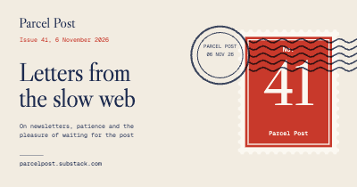 Parcel Post Newsletter Issue Share Cards template preview