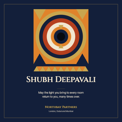 Northbay Partners Diwali Corporate E-Card template preview